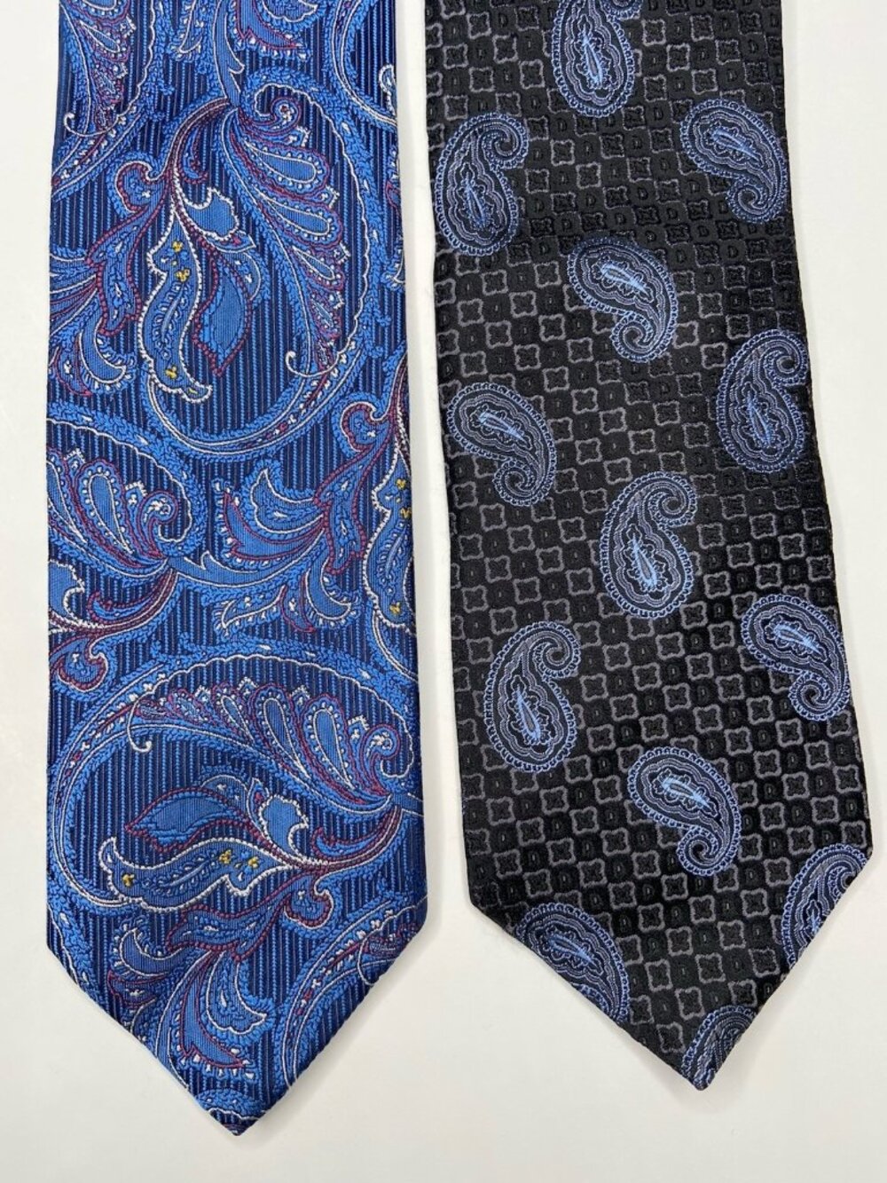 2 ties Robert Talbott Best of Class & Saks fifth Avenue Silk Tie Italy Paisley